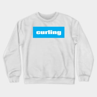 Curling Winter Sports Crewneck Sweatshirt